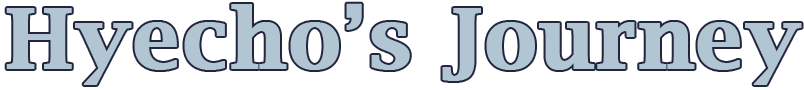 Hyecho's Journey