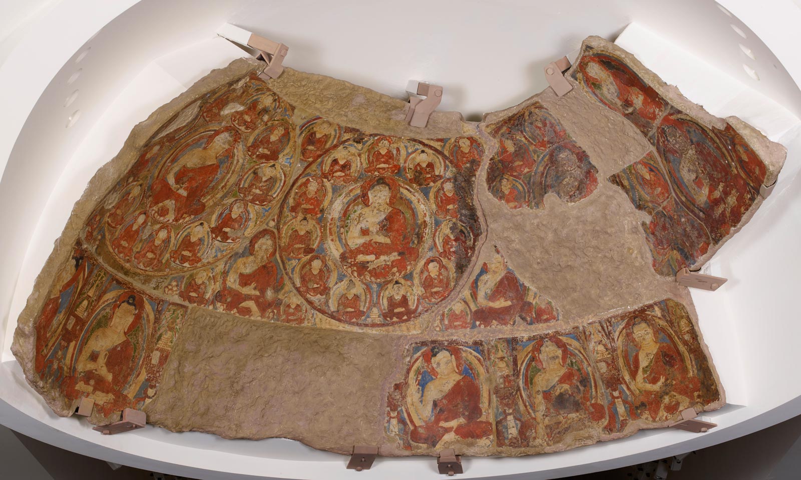 Fragment of a painted cupola