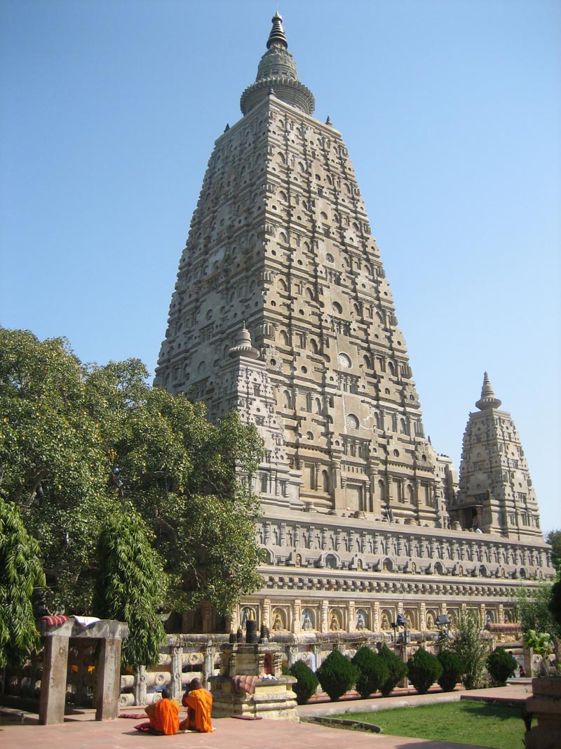 The Mahabodhi Temple at Bodh Gaya